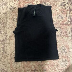 SKIMS Black Muscle Tee